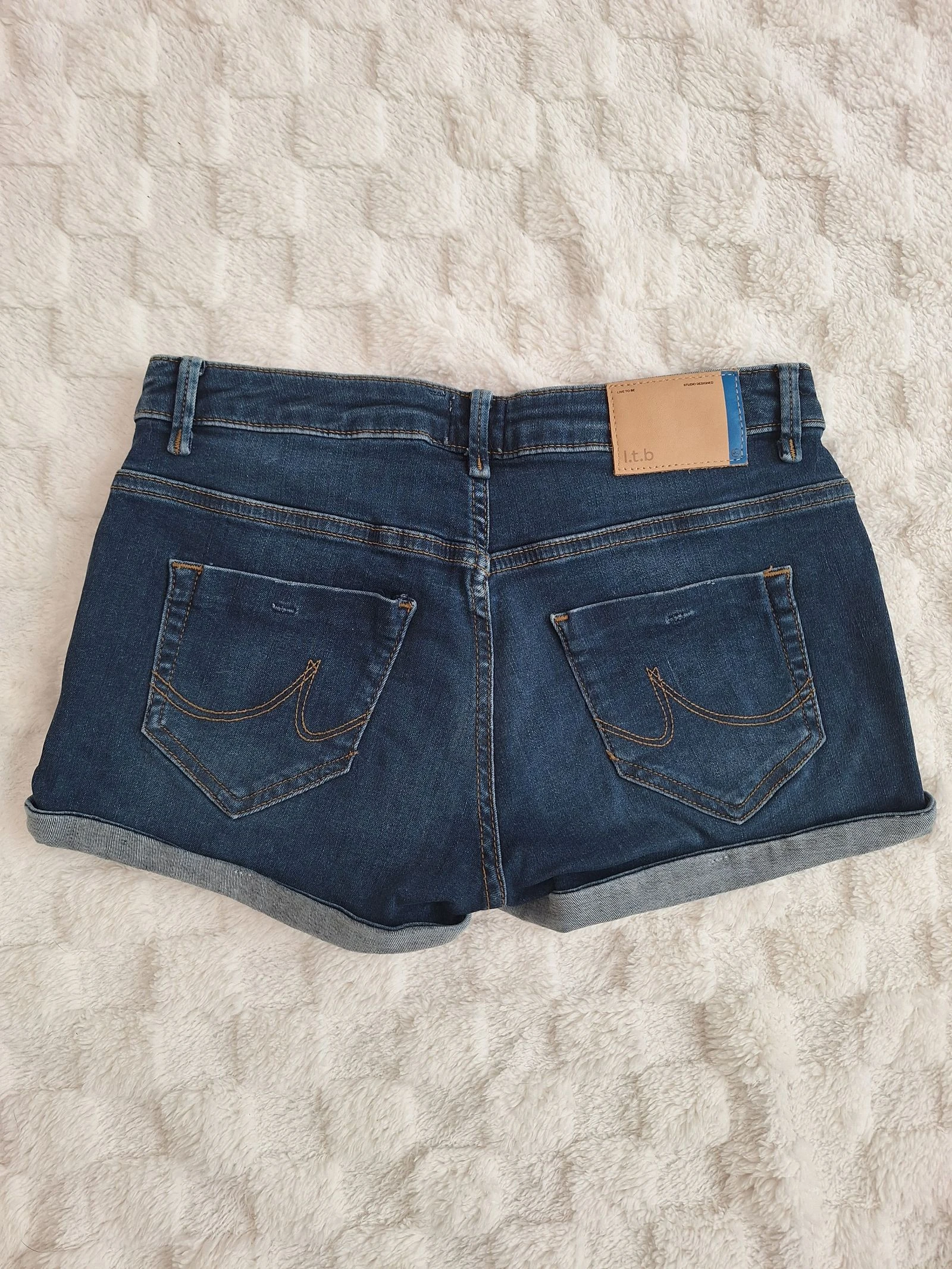 Nieuwe jeans short blauw maat XS – photo 2